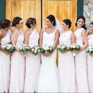 Bill Levkoff Petal Pink 1178 Bridesmaid Dress